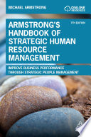Armstrong s Handbook of Strategic Human Resource Management Book