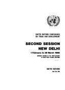 Proceedings of the United Nations Conference on Trade and Development, Second Session, New Delhi, 1 February-29 March 1968: Report and annexes