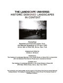 The Landscape universe: historic designed landscapes in ...