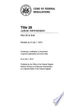 Code of Federal Regulations Book