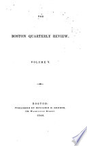 The Boston Quarterly Review PDF Book By N.a