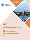 Jcdl 15 15th ACM/IEEE -CS Joint Conference on Digital Libraries