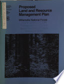 Willamette National Forest (N.F.), Land and Resource(s) Management Plan (LRMP)