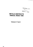 Metals Abstracts