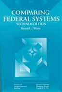 Cover of Comparing Federal Systems