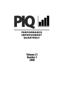 Performance Improvement Quarterly