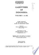 Gazetteer of Indonesia