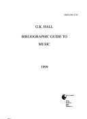 Bibliographic Guide to Music