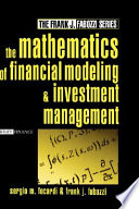 The Mathematics Of Financial Modeling And Investment Management