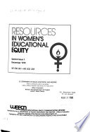 Resources in Women s Educational Equity