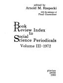 Book Review Index to Social Science Periodicals