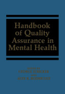 Handbook of Quality Assurance in Mental Health