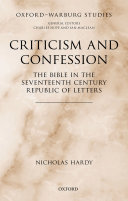 Criticism and Confession