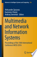 Multimedia and Network Information Systems Book