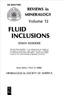 Fluid Inclusions Book