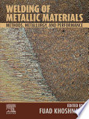 Welding of Metallic Materials