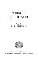 Pursuit of Honor Book