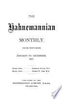 The Hahnemannian Monthly Book