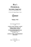 West's Federal Supplement