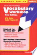 Vocabulary Workshop Level B(Teacher`s Edition)(New Edition)