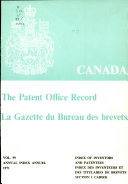 Gazette Du Bureau Des Brevets Book