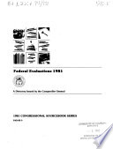 Federal Evaluations Book