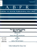 American Book Publishing Record