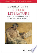 A Companion To Greek Literature