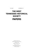 The West Tennessee Historical Society Papers