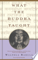 Book What the Buddha Taught Cover