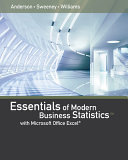 Essentials of Modern Business Statistics with Microsoft Excel Book