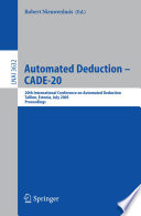 Automated Deduction – CADE-20