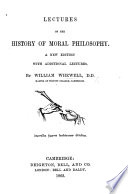 Lectures on the History of Moral Philosophy in England Book