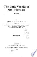 The Little Vanities of Mrs  Whittaker