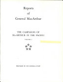 Reports of General MacArthur: suppl. MacArthur in Japan: the occupation, military phase