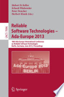 Reliable Software Technologies    Ada Europe 2013
