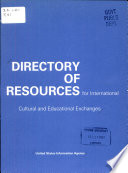 Directory of Resources for International Cultural and Educational Exchanges