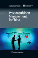 Post Acquisition Management in China Book