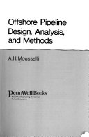 Offshore Pipeline Design, Analysis, and Methods