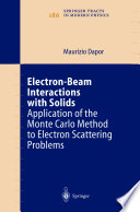 Electron Beam Interactions with Solids Book