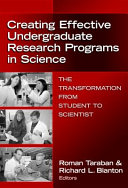 Creating Effective Undergraduate Research Programs in Science