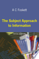 The Subject Approach To Information