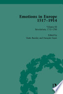 Emotions in Europe  1517 1914