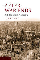 After War Ends Book Larry May