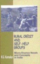 Rural Credit and Self-Help Groups