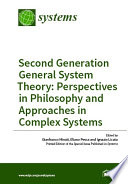 General System Theory  Perspectives in Philosophy and Approaches in Complex Systems Book