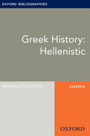 Greek History: Hellenistic: Oxford Bibliographies Online Research Guide