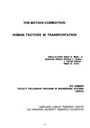 The Motion Commotion  Human Factors in Transportation