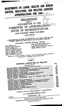 Departments of Labor, Health and Human Services, Education, and Related Agencies Appropriations for 1994: National Institutes of Health