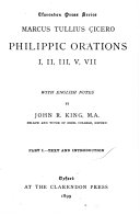 Philippic Orations 1, 2, 3, 5, 7